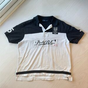 XXL Polo by Ralph Lauren Black and White Men's Shirt